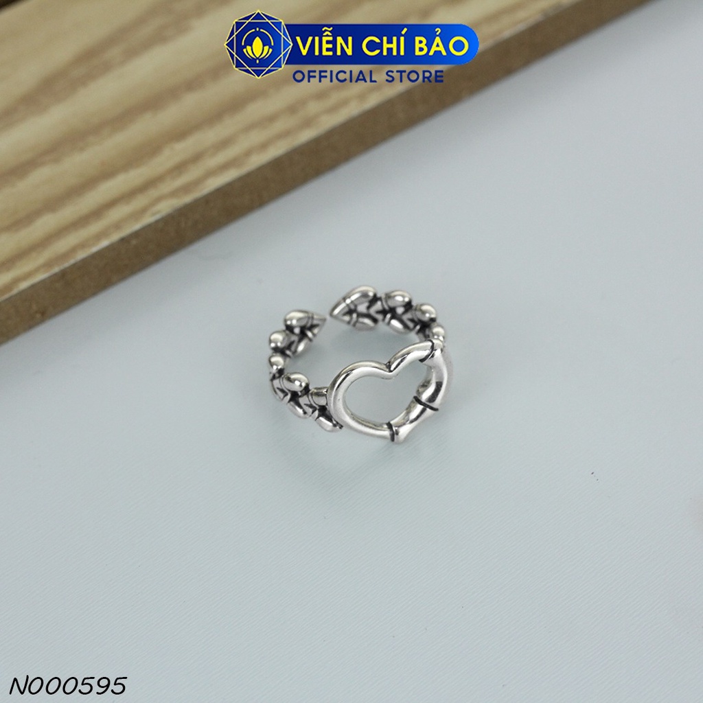 Nhẫn bạc nữ Sweet Love chất liệu bạc 925 thời trang phụ kiện trang sức Viễn Chí Bảo N000595