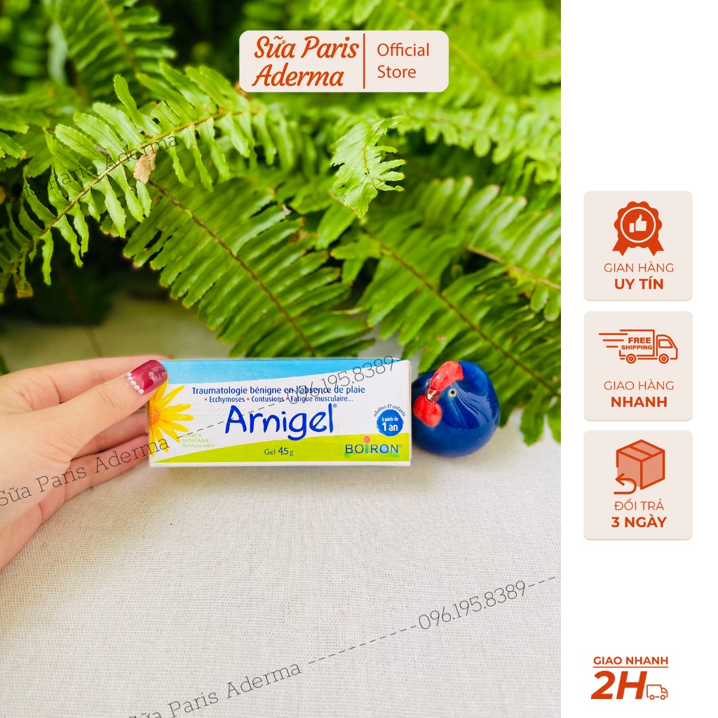 Gel tan bầm tím Arnigel của Pháp dành cho bé từ 1 tuổi, đánh tan mọi vết bầm lớn nhỏ_Sữa Paris Adema
