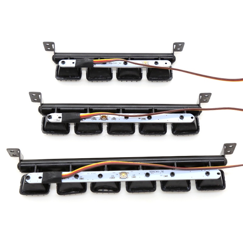 Đèn Led Hình Tròn / Vuông Điều Khiển Từ Xa Gắn Nóc Xe Hơi Điều Khiển Từ Xa Cho 1 / 10 Rc Crawler Capra Axial Scx10 Traxxas Trx6 Trx4 Rgt Rc4wd