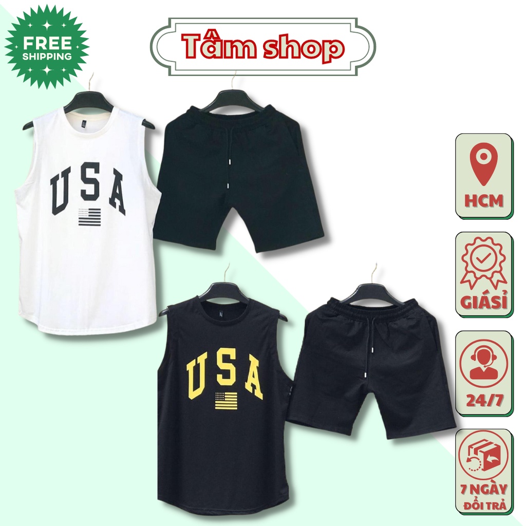 Đồ Bộ Thể Thao Nam Nữ USA - Set Quần Áo bốn mùa đẹp cao cấp mặc nhà đi chơi thoải mái 05 (TÂM SHOP)