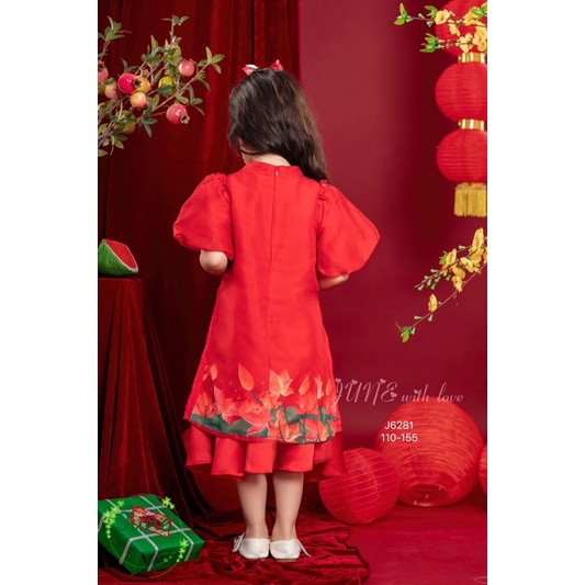 Áo dài cô tấm cho bé gái