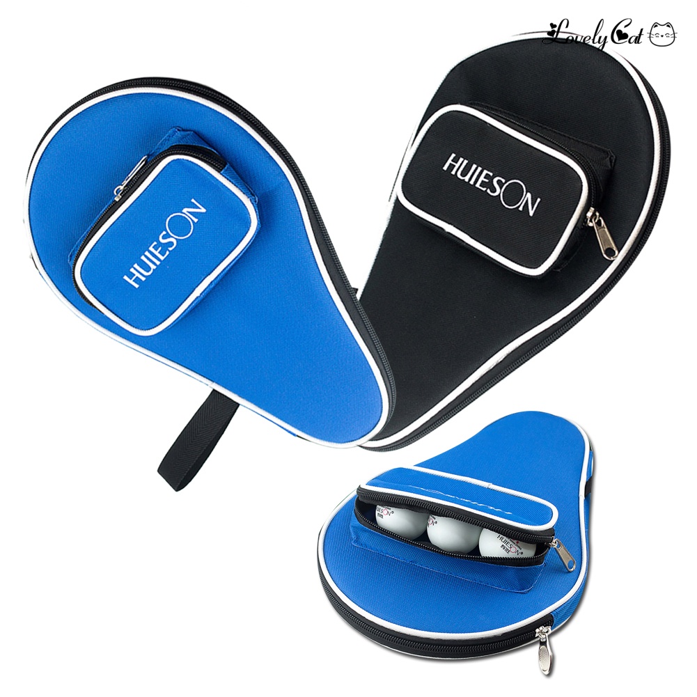 Vỏ Bọc Bảo Vệ Vợt Bóng Bàn Chuyên Nghiệp + 1 Vợt + 3 Quả Bóng