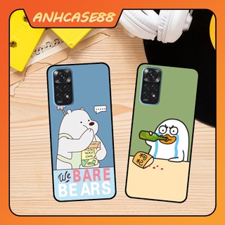Ốp Lưng Điện Thoại Xiaomi Redmi Note 11 - Redmi Note 11 Pro - Redmi Note 11 Pro+ In Hình Gấu, Chó Cute -Trend- CASE88