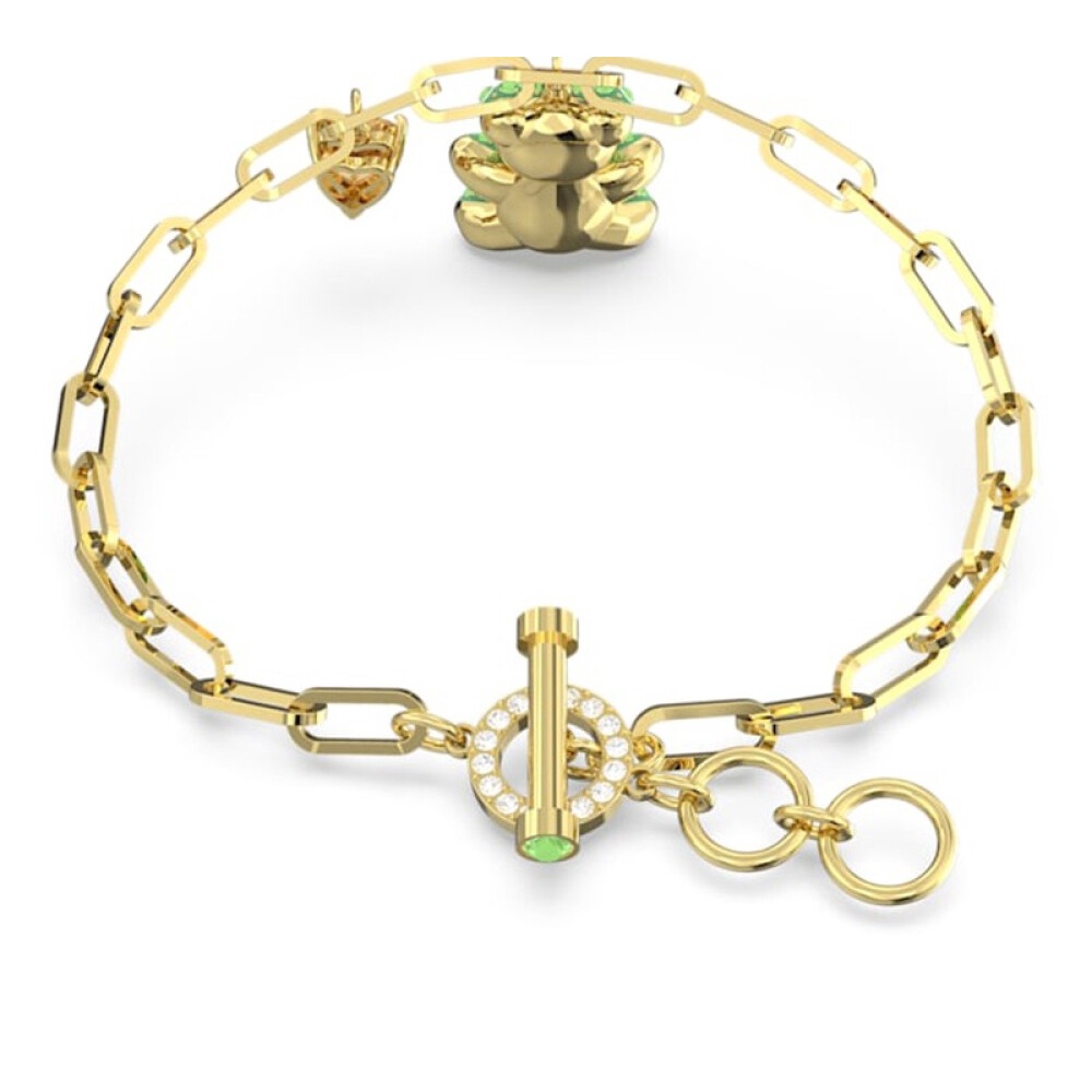 Vòng Tay Mạ Vàng Hồng Swarovski Teddy Hình Gấu Teddy Dễ Thương 5599284