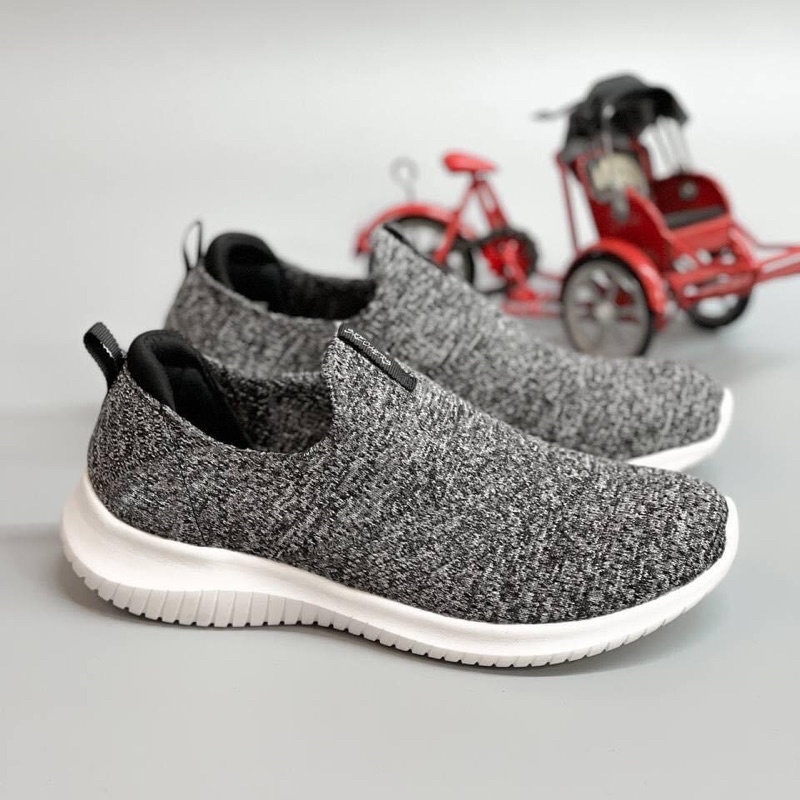 Giày lười Skecher nữ vải thun co giãn ko bai xù