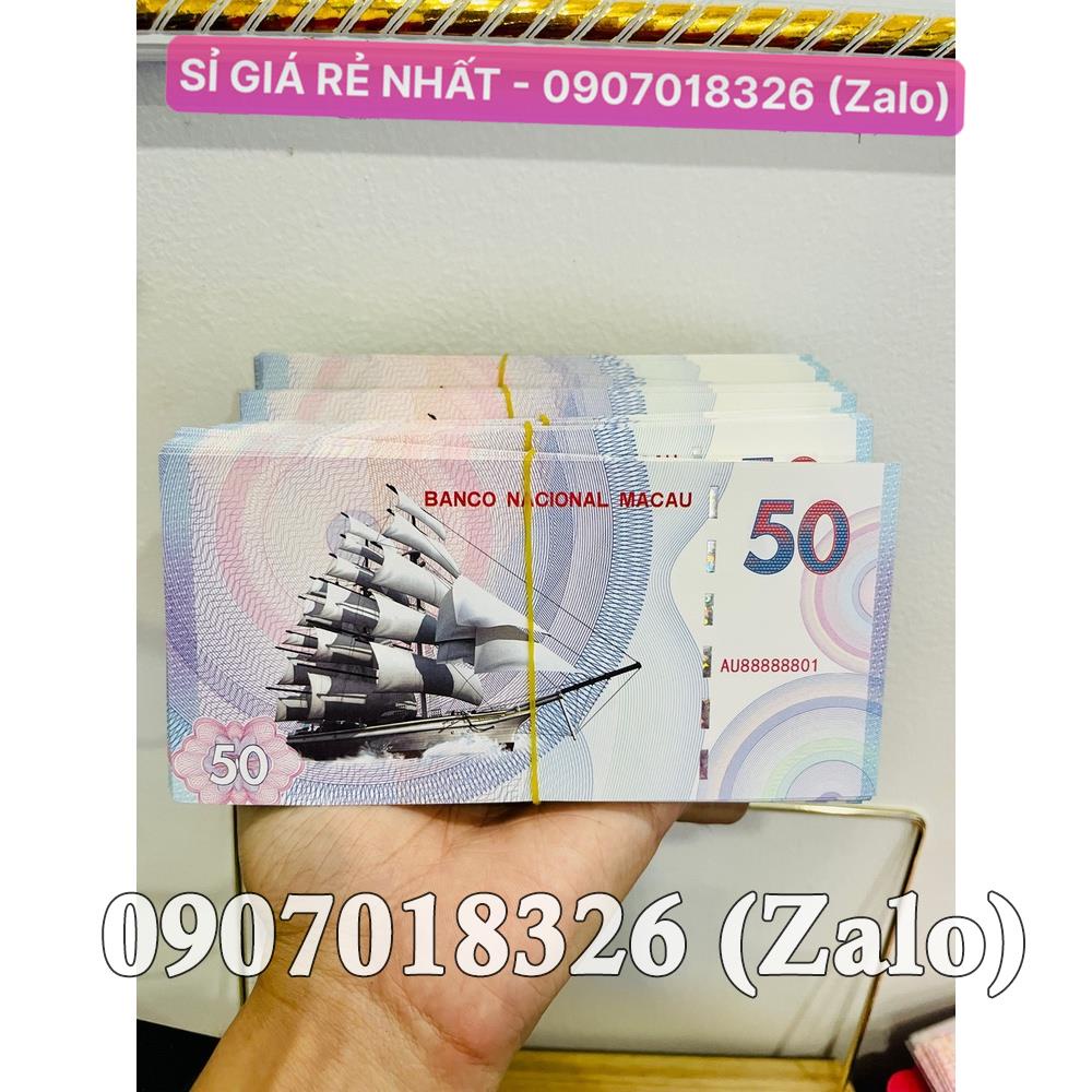 COMBO 10 Tờ Tiền Macao Thuận Buồm Xuôi Gió Của Macao lưu niệm, Có Bảo An Siêu Đẹp - Phong Thủy