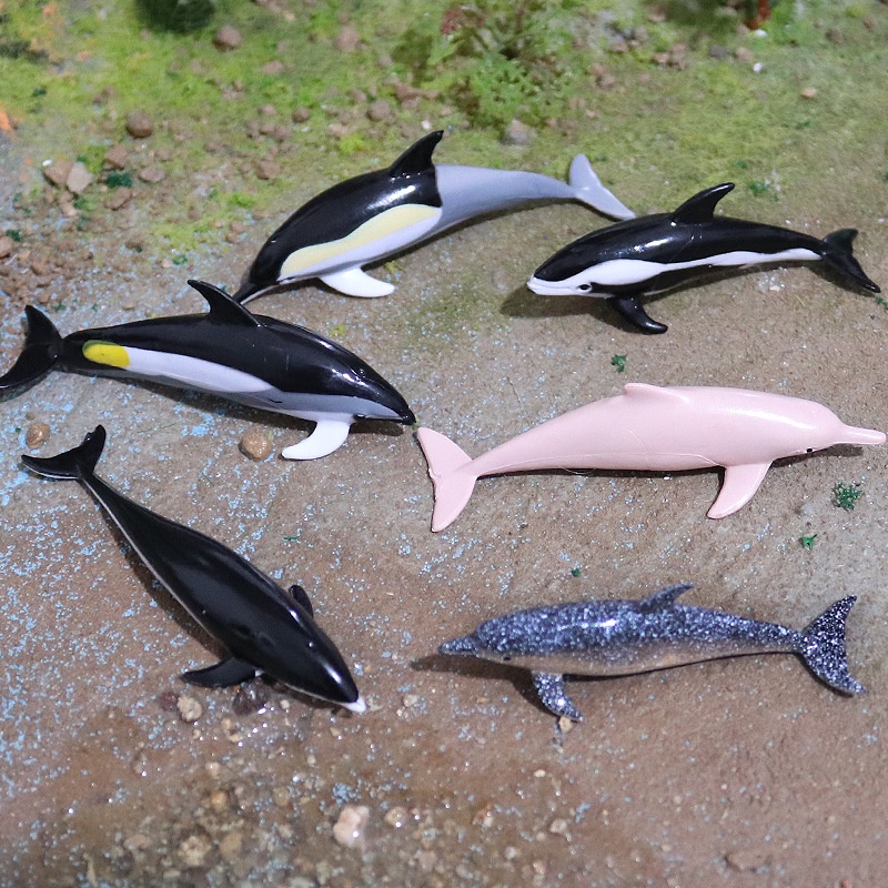 Đồ Chơi Mô Hình Cá Heo mini Cho Bé