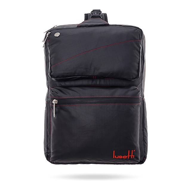 Balo laptop Lusetti LS5117: Thiết Kế Hiện Đại, Chống Thấm Nước Tốt (Màu: Red)