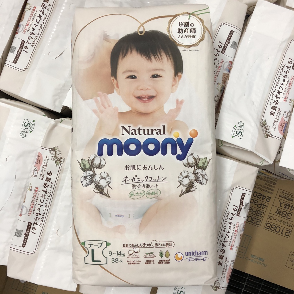 TÃ DÁN MOONY HÀNG NHẬT CỠ L 38 MIẾNG