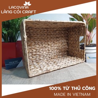 Giỏ đựng đồ lục bình (bèo tây) Làng Cói Craft - Made in Viet Nam (3 Cỡ)