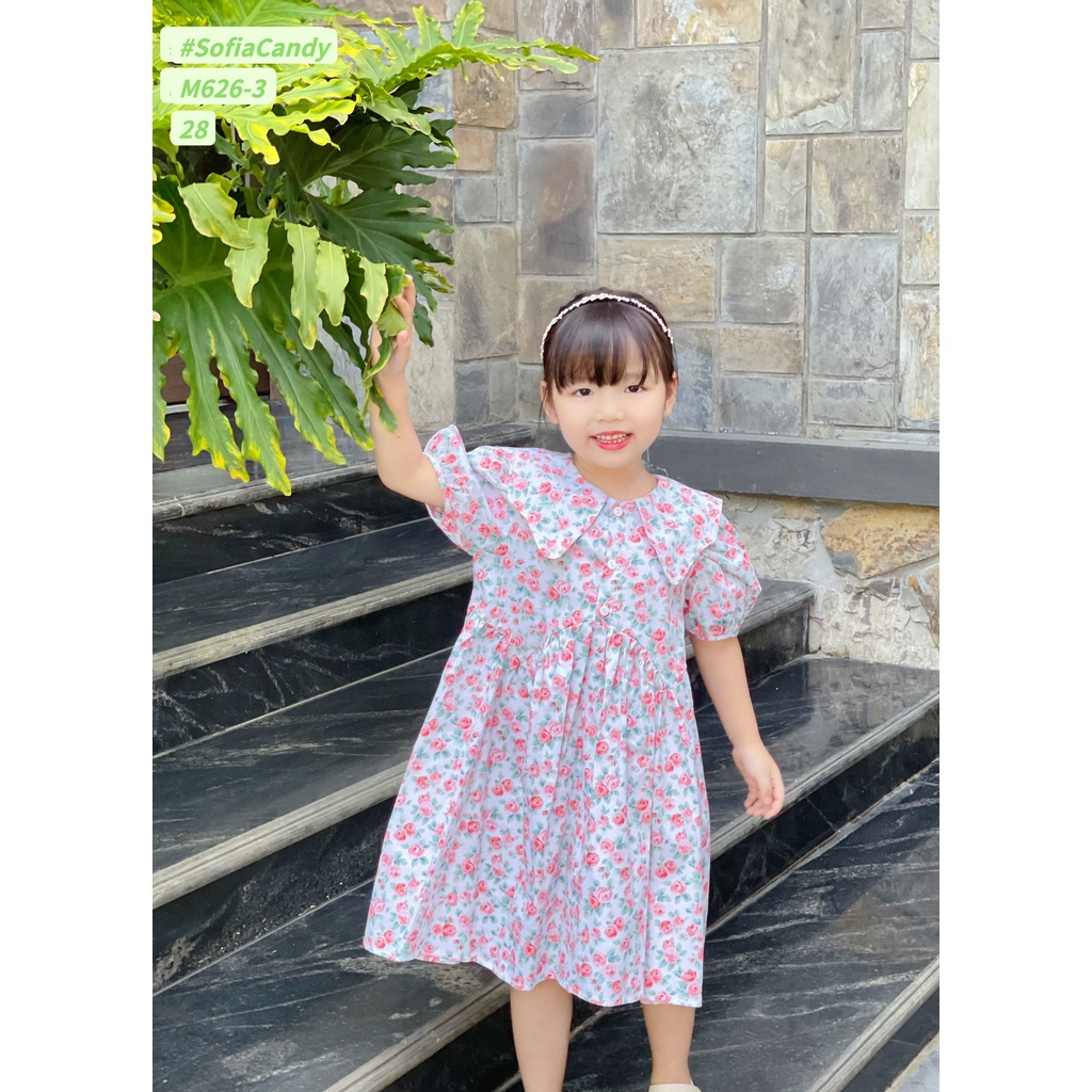 ĐẦM HOA HỒNG NHÍ SOFIA CANDY