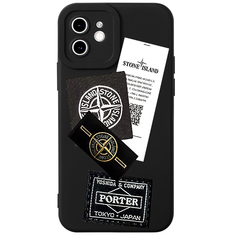 Ốp lưng GUMAN Mềm ngầu nam màu đen dễ thương đẹp Cho iPhone 14 13 12 11 Pro Max SE 2020 X XR XS 8 7 ip 6S 6 Plus kute XYB1084