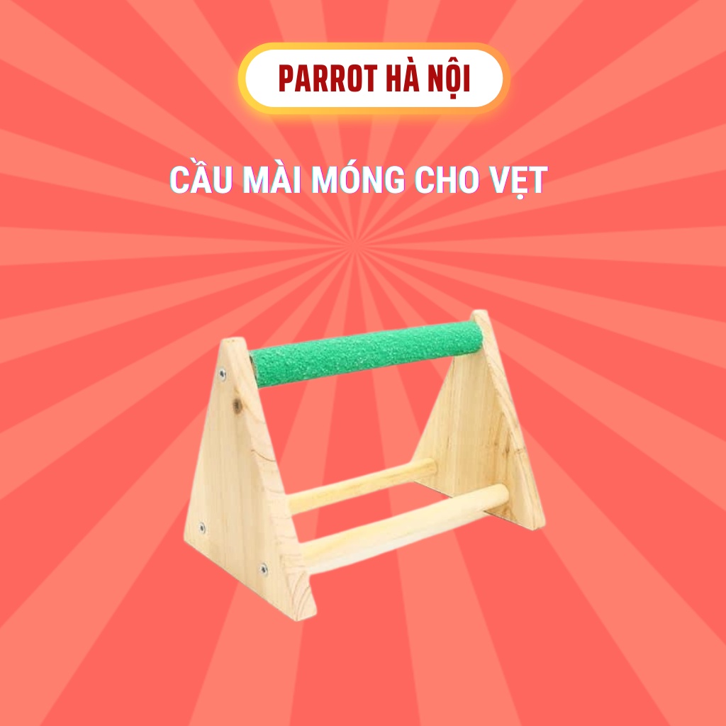 Cầu mài móng cho vẹt( giao màu ngẫu nhiên)