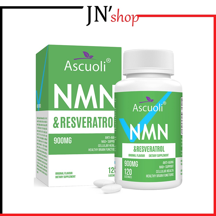 Viên NMN Ascuoli 500mg 120 viên chống lão hóa sửa chữa tế bào, gia tăng NAD+