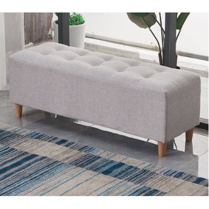 Ghế Đôn dài Woody chân gỗ, sofa bed mặt đệm đàn hồi hiện đại giá rẻ ch