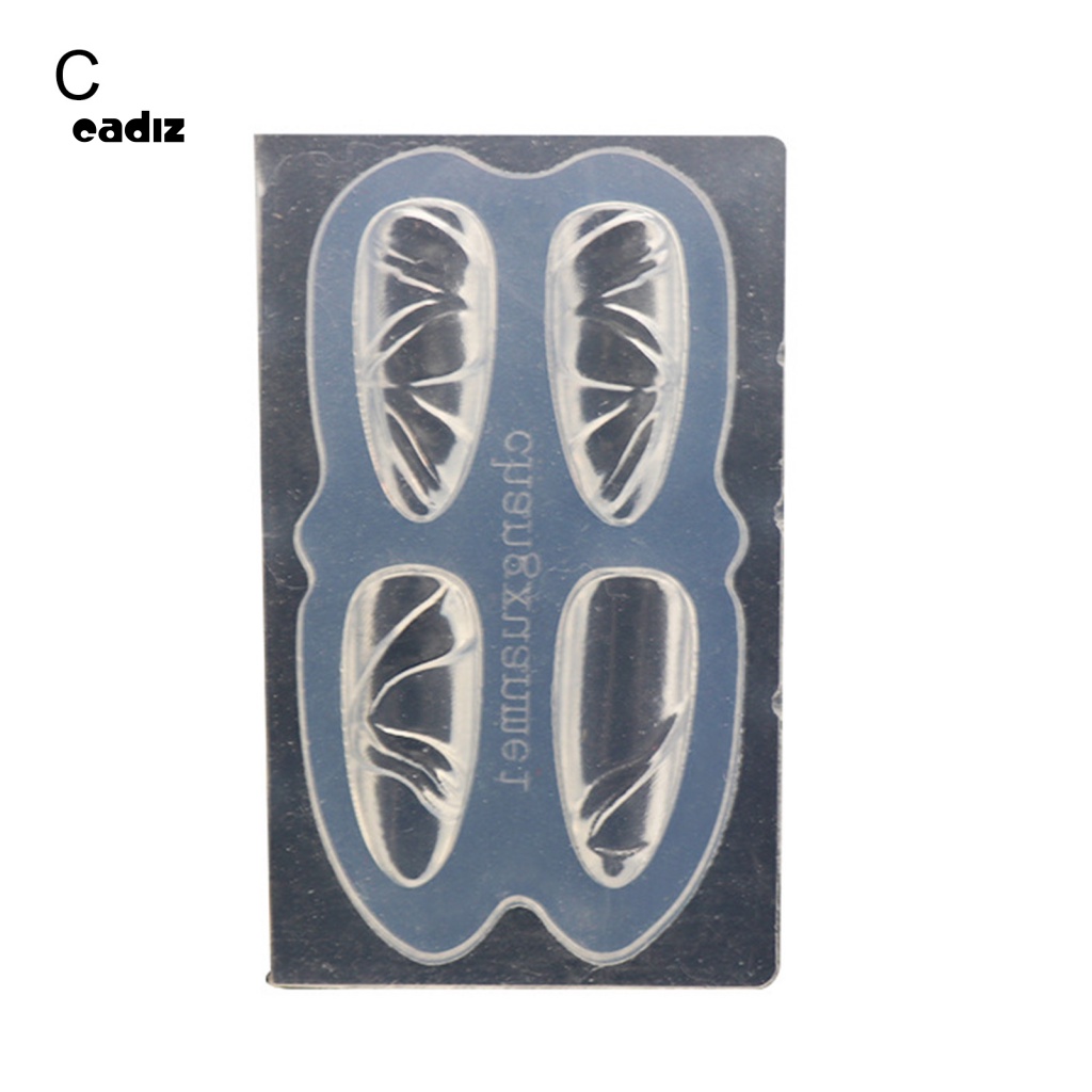 Khuôn In Họa Tiết Trang Trí Móng Tay Độ Co Giãn Cao DIY