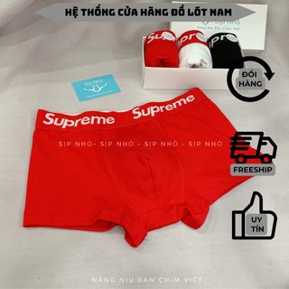 Quần sịp nam quần lót đùi nam Supreme boxer cotton trẻ trung
