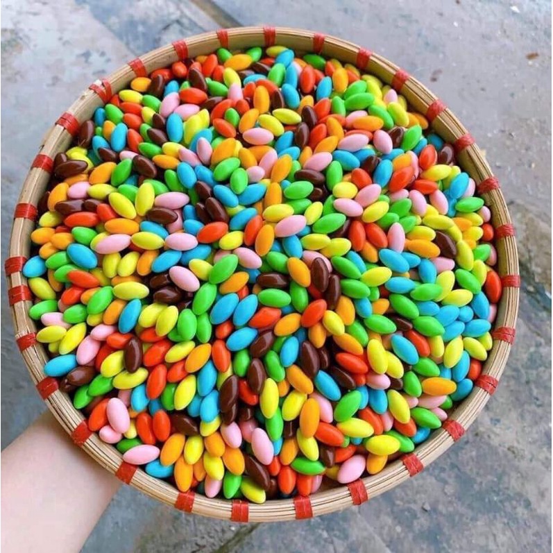 Túi 100g kẹo nhộng sô cô la