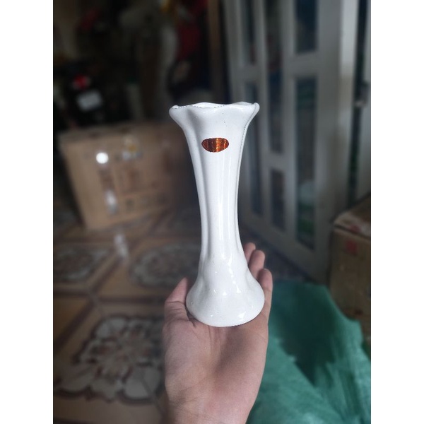 Bình Sứ Cắm Bông nhỏ xinh cao 17 cm