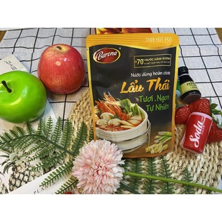 COMBO2 Nước dùng Lẩu Barona nấu ngon chuẩn vị (Lẩu Thái, Lẩu Kim Chi, Lẩu Riêu Cua, Lẩu Chua Cay, Lẩu Bò, Lẩu Gà)