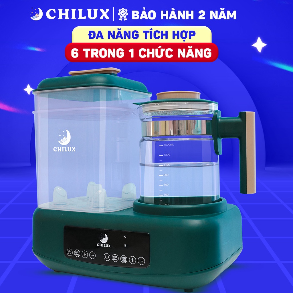 Máy Tiệt Trùng Sấy Khô Hâm Sữa Chilux C1 - Bảo hành 2 năm chính hãng, miễn phí vận chuyển toàn quốc