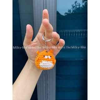 [ẢNH THẬT] Móc khoá tiểu hổ len handmade Milky
