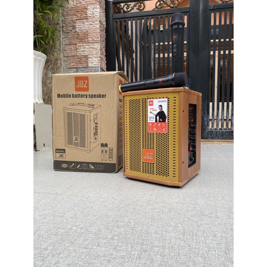 Loa kéo JBZ J6 – Loa karaoke di động chất lượng âm thanh tuyệt đỉnh bass siêu hay vang trong