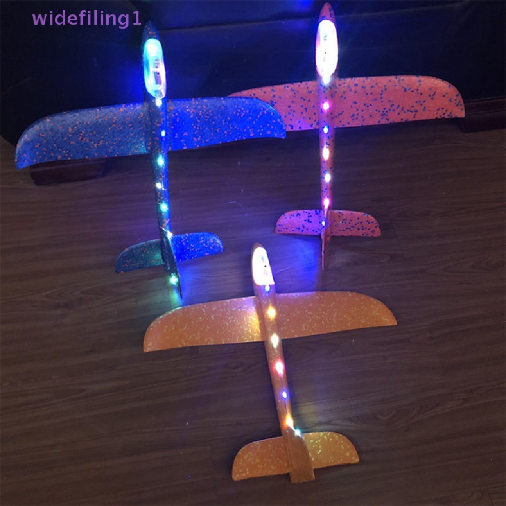 Máy Bay Đồ Chơi Bằng Mút Xốp Lớn 1 48CM Có Đèn LED Dành Cho Bé Trai