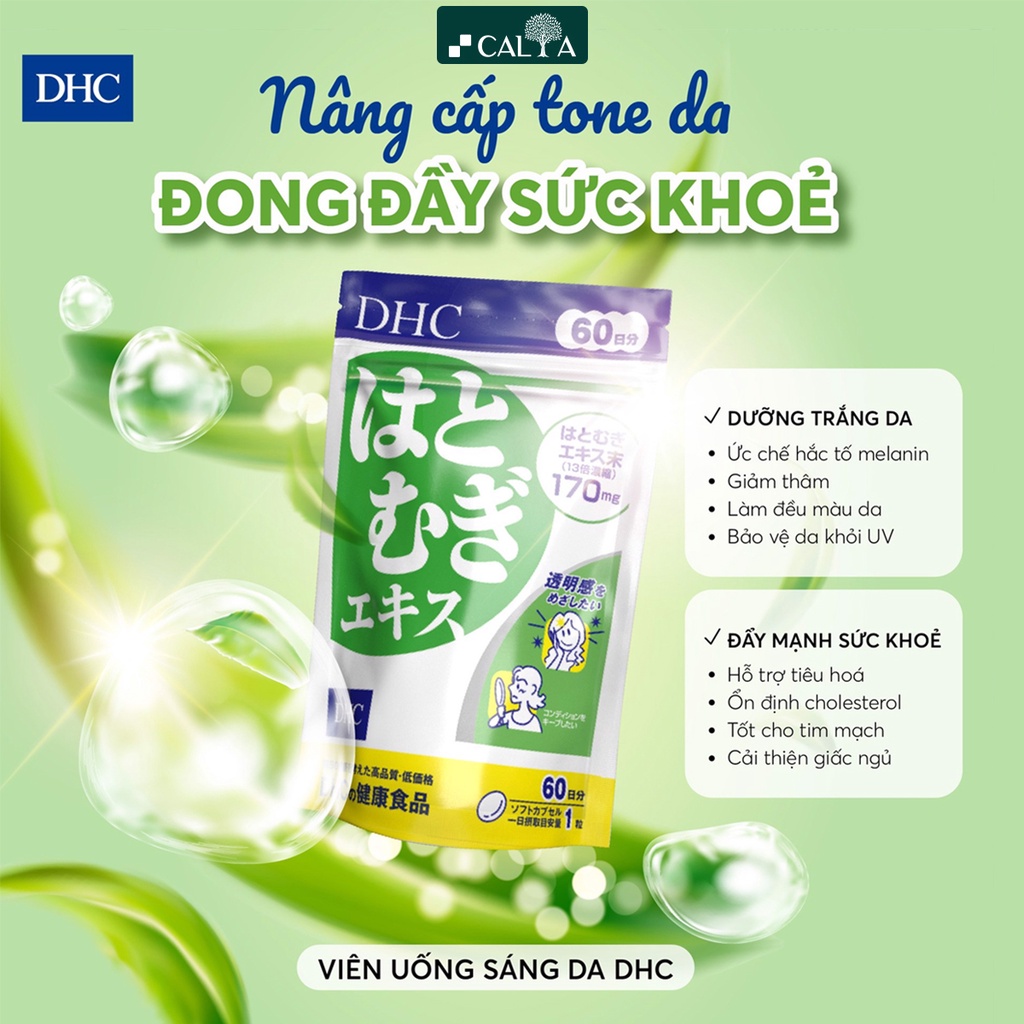 Viên Uống DHC Bổ Sung Vitamin Nhật Bản Vitamin B,C,E,Biotin, Rau Củ, Kẽm, Collagen, Trắng Da, Canxi 15/30/60/90 Ngày