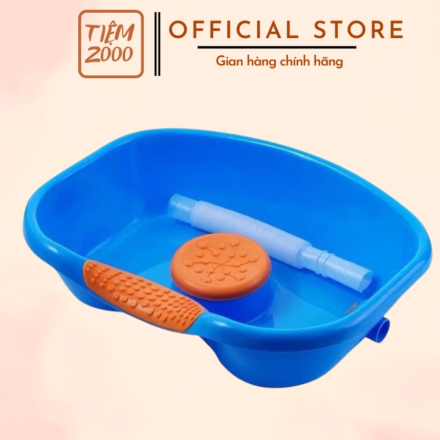 Chậu gội đầu tại giường, thau gội đầu tại nhà cho bà bầu, trẻ em, người bệnh, chất liệu nhựa ABS cao cấp, bền đẹp