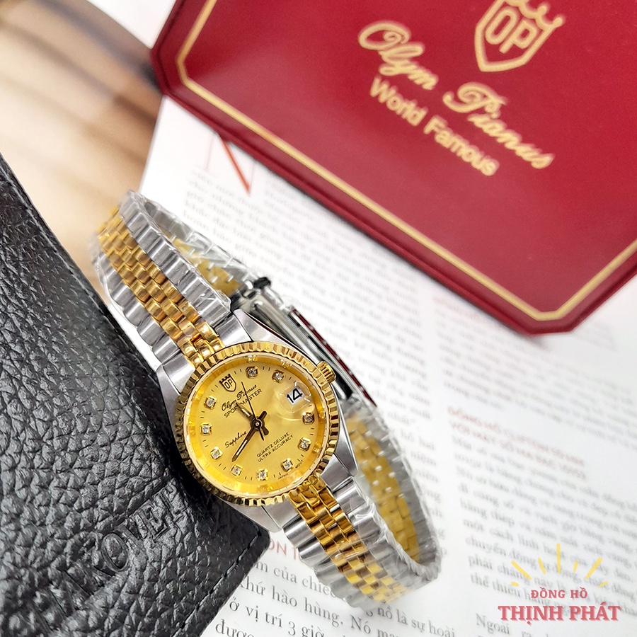 Đồng hồ Nữ Olym Pianus OP68322 Máy Pin - Kính Sapphire - Case 26mm Cho Nàng Tay Nhỏ