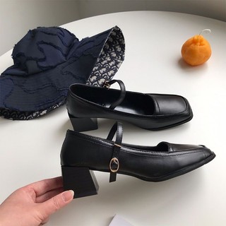 G512 | Giày Mary Jane Dáng Basic Nữ Tính Phong Cách Hàn Quốc Êm Chân