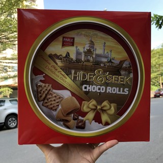 Hộp bánh quy sô cô la Hide & Seek Choco-roll