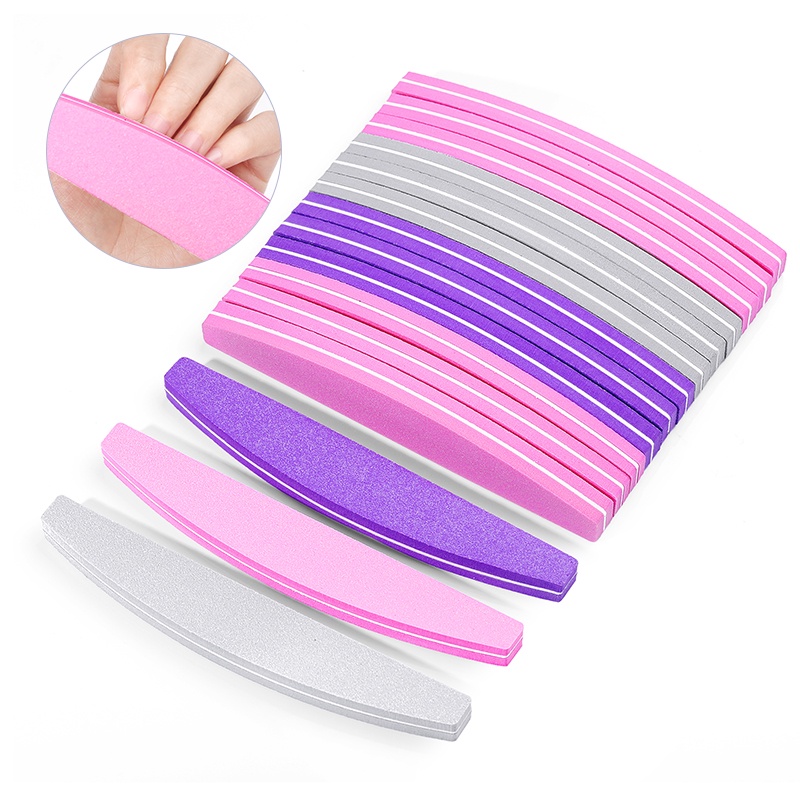 Set 10 dũa móng tay UR SUGAR hai mặt 100/ 180 grit chất lượng cao chuyên nghiệp