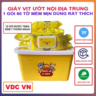 Khăn Giấy Ướt - Khăn Giấy Ướt Không Mùi - Lau Mặt, Không Bung Lông, Siêu Tiết Kiệm, An Toàn Cho Bé Sơ Sinh