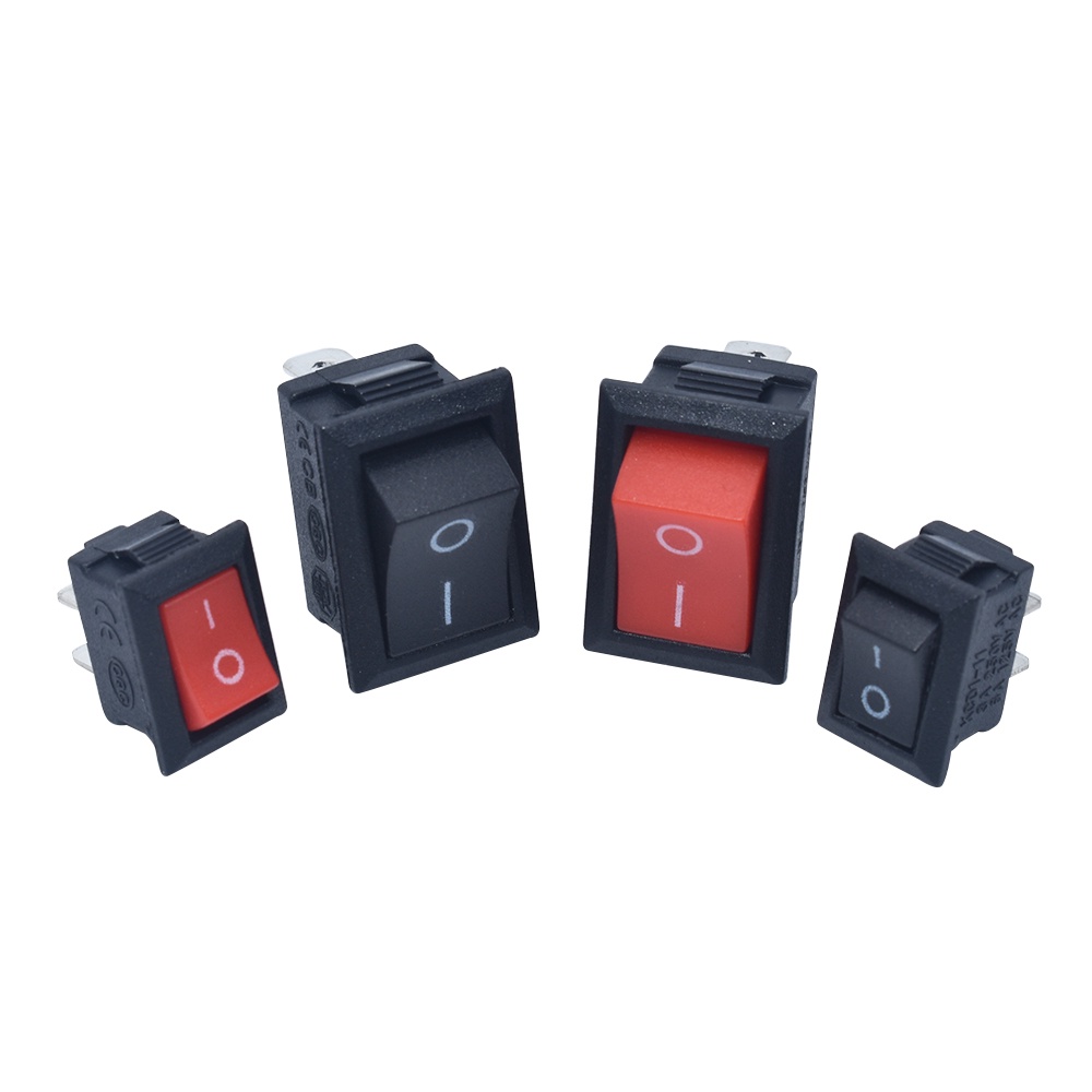 Set 5 Công Tắc Bật / Tắt KCD1 6A-10A 250V KCD1-101 2Pin 10 * 15 21 * 15MM