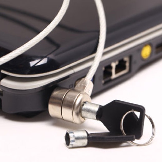 Khóa Laptop bằng Chìa Chính Hãng F&K dài 1.8m- Giúp bảo vệ laptop của bạn