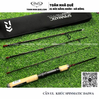 Cần lure ul 4 khúc daiwa spinmatic smd - tnq lures toán nhà quê