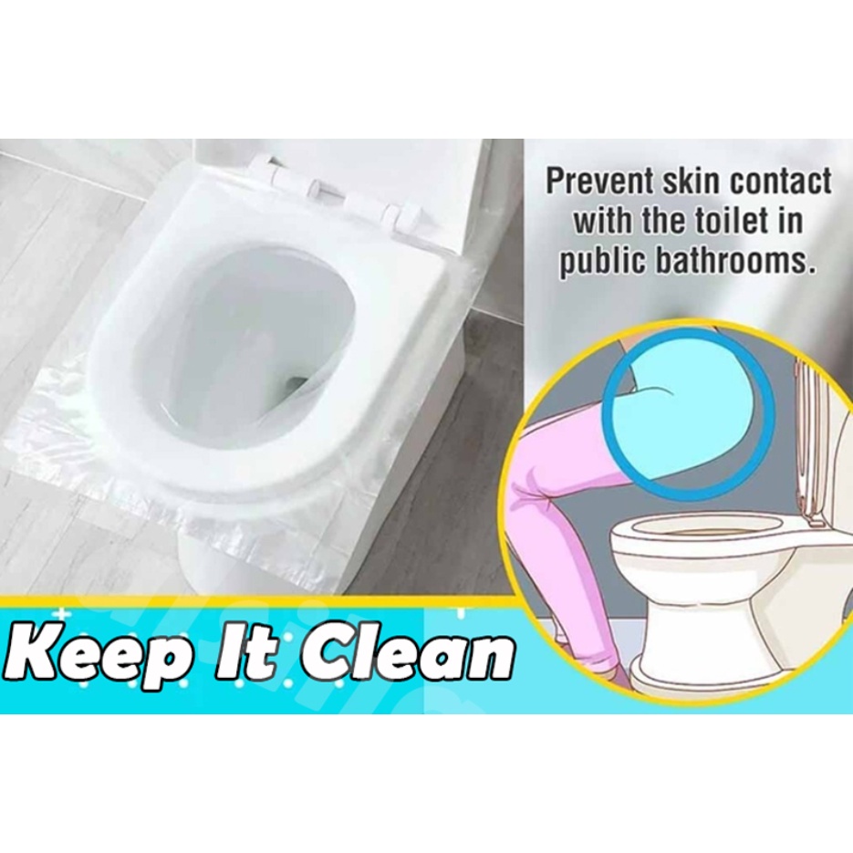 Miếng Lót Bồn Cầu Dùng Một Lần Bảo Vệ Chống Thấm Nước Tiện Dụng