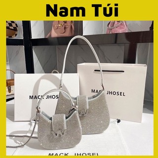 Túi đá Wang bling chữ w size 21cm fullbox cực sang chảnh