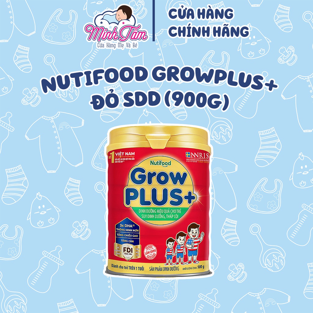 Sữa bột Nutifood GrowPLUS+ đỏ