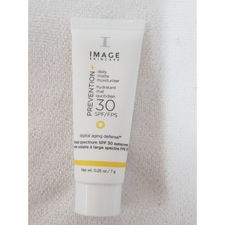 Kem chống nắng Image Skincare Prevention spf 30 matte dành cho da dầu mini (7g) - Hàng chính hãng