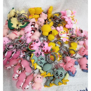 Móc khoá gấu treo ba lô, chìa khoá siêu cute.