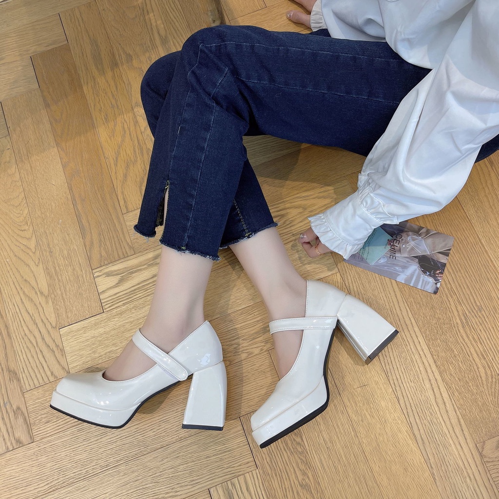 Giày Cao Gót Đính Đá Thời Trang Hàn Quốc Dành Cho Nữ