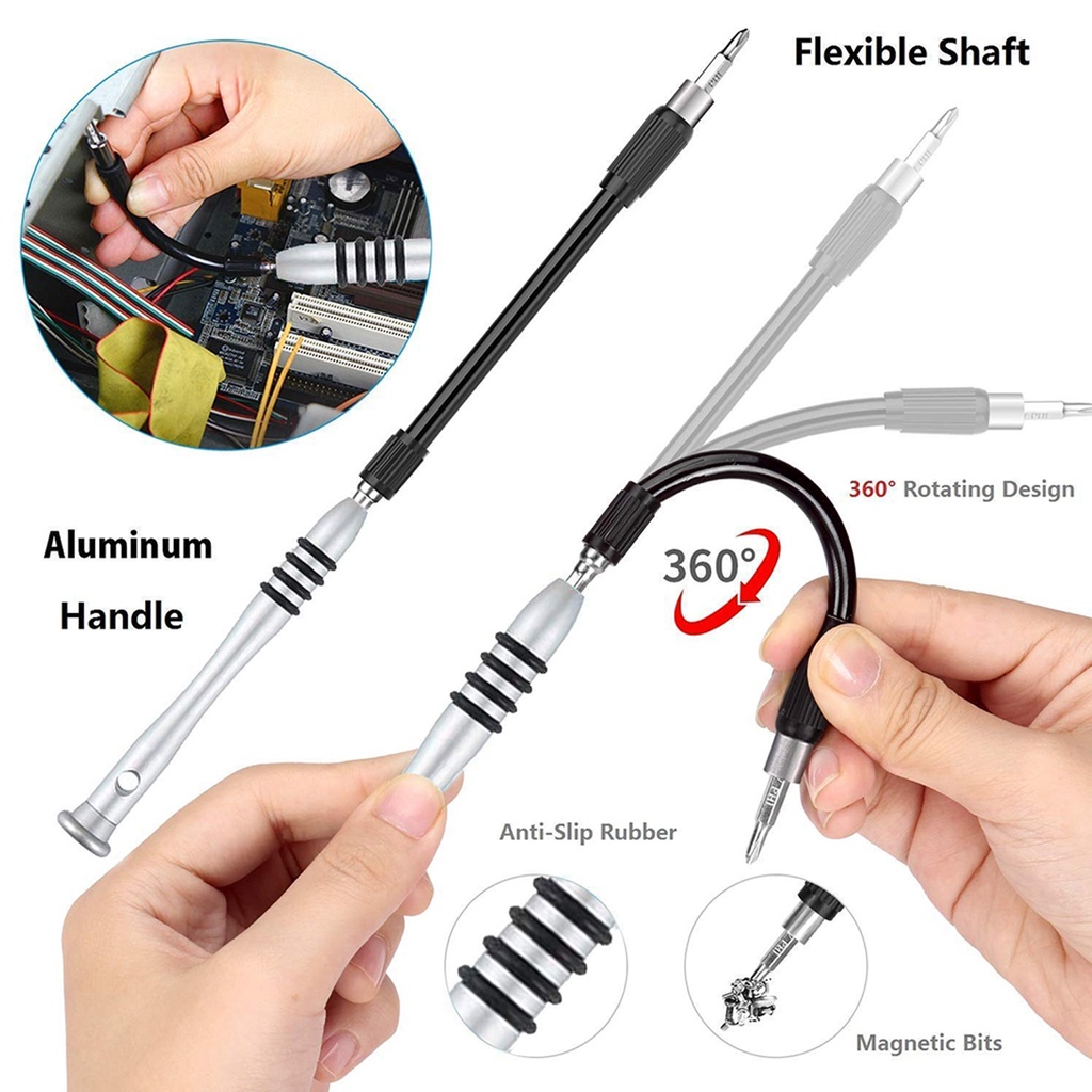 Bộ tuốc nơ vít mini 115 trong 1 đa chức năng có độ chính xác cao cho công cụ sửa chữa điện thoại/đồng hồ/máy tính bảng A