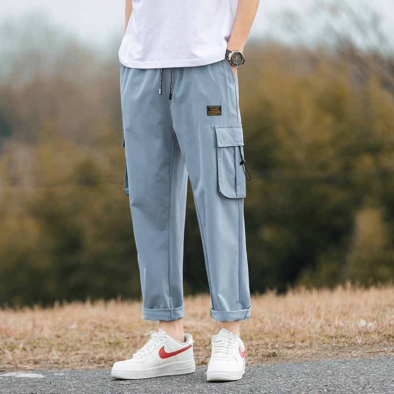 Quần Dài Thể Thao Thời Trang Mùa Hè Phong Cách Hàn Quốc Cho Nam