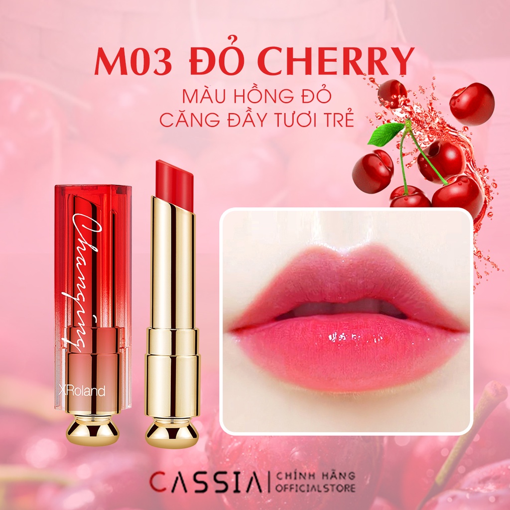 Son Dưỡng Môi Có Màu Cấp Ẩm Mềm Mịn, Son Nội Địa Trung Cải thiện Vân Môi, Hồng Hào Căng Mọng, Chiết Xuất Thiên Nhiên