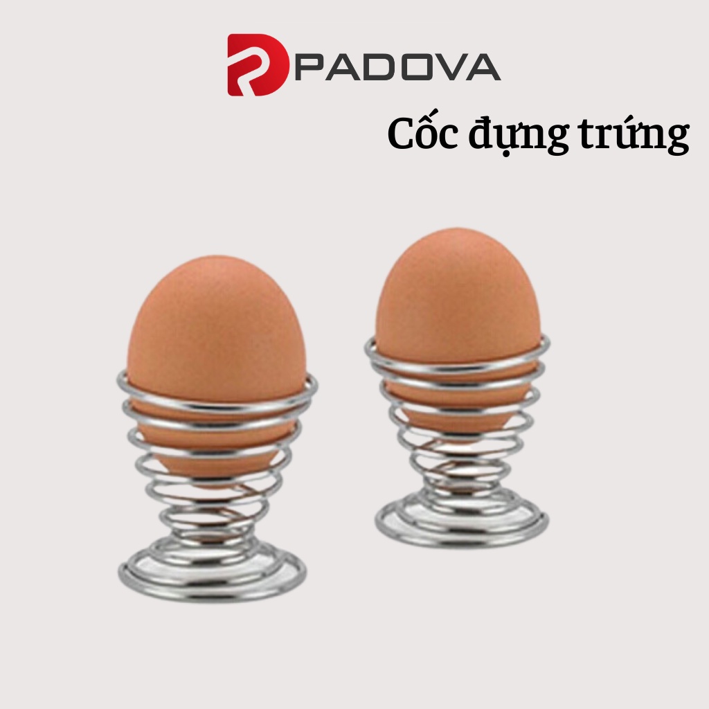 Cốc Đựng Trứng Kiểu Xoắn Ốc Bằng Kim Loại Tiện Dụng PADOVA 5189