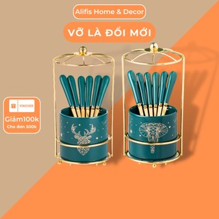 Dĩa ăn hoa quả , nĩa ăn trái cây cao cấp phong cách Bắc Âu Alifis