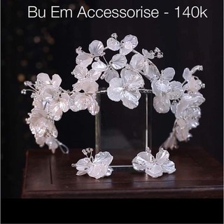Set bờm xà cừ kèm khuyên